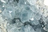 Sparkly Celestine (Celestite) Geode - Madagascar #228995-1